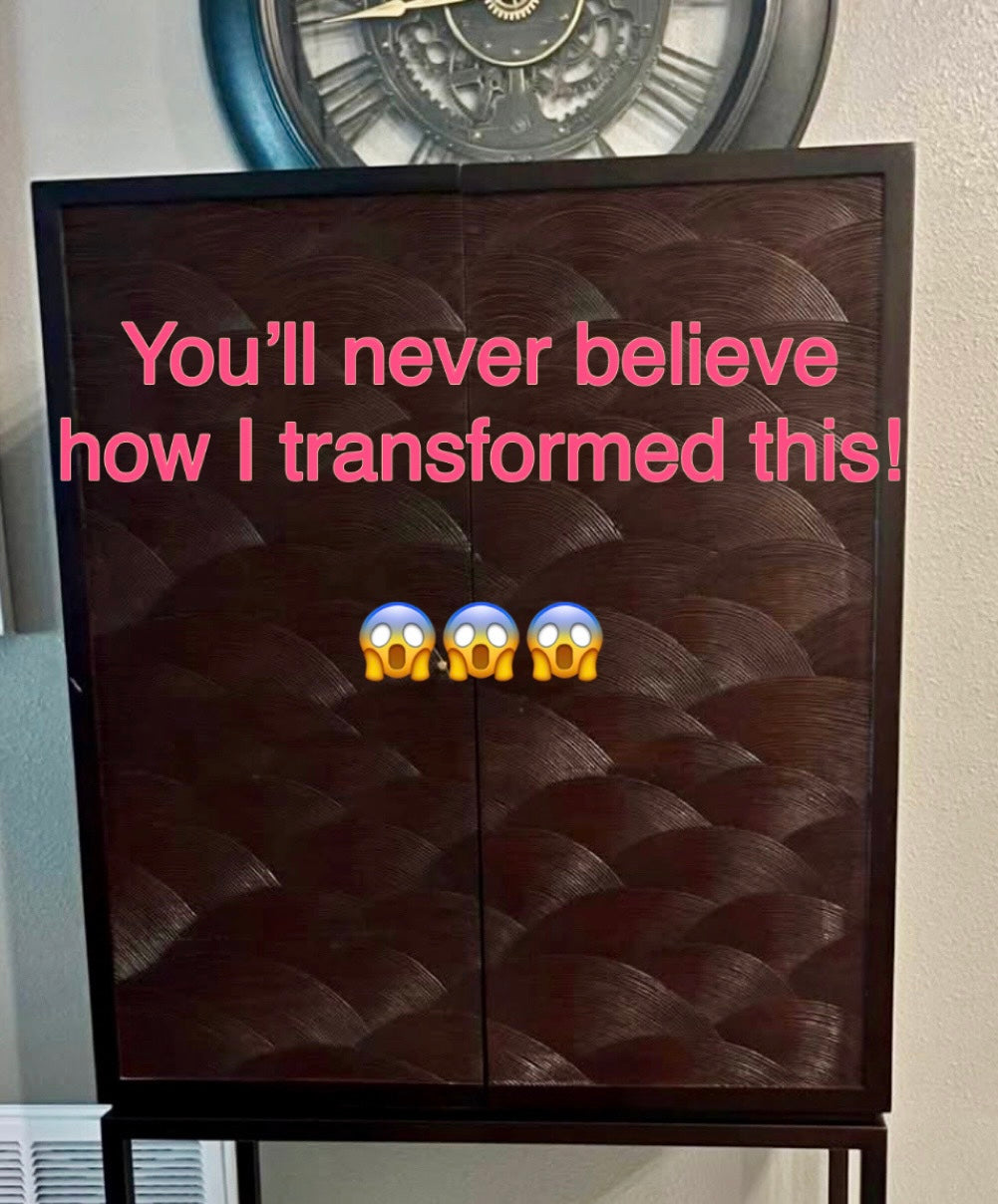 From Marketplace Find to Mermaid Portal: Transforming a Bar Cabinet with Imagination