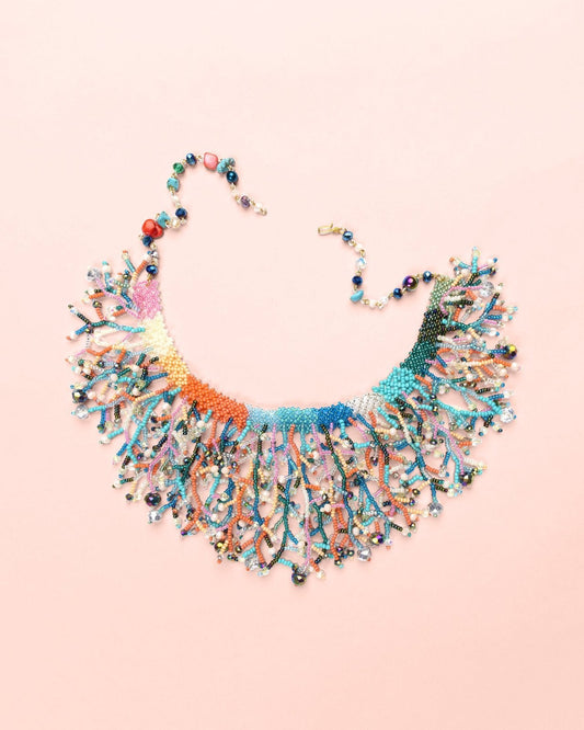 Crystal Coral Necklace