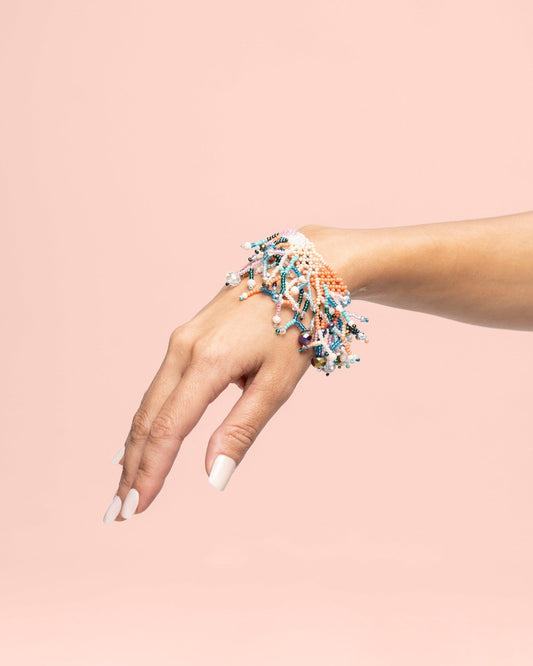 Crystal Coral Bracelet