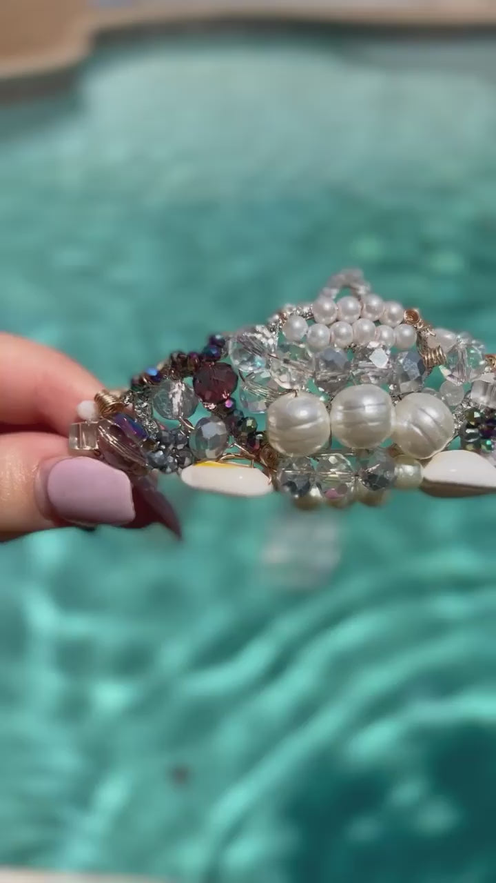 The offers Amphitrite - Crystal Crown/Quartz Crown/Mermaid Crown